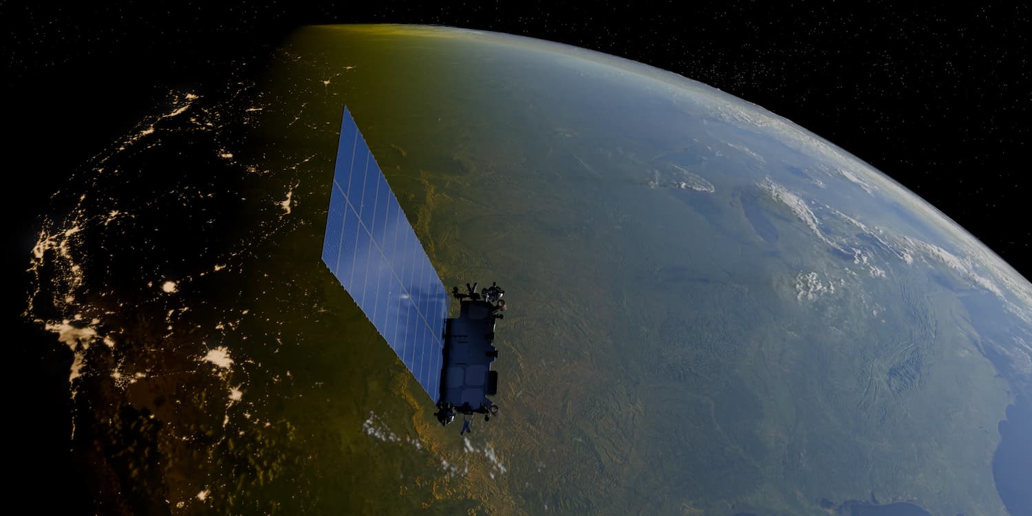 zobrazhennya hudozhnyka suputnyka starlink na navkolozemnij orbiti krv.media